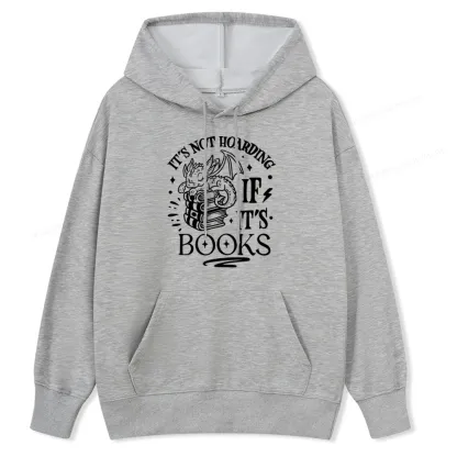 Pagewings It's Not Hoarding If It's Books Unisex Classic Hoodie