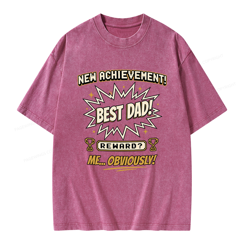 Pagewings New Achievement Unisex Washed T-shirt