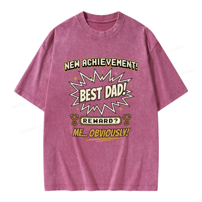 Pagewings New Achievement Unisex Washed T-shirt