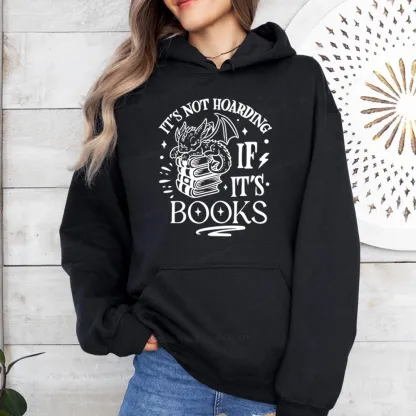 Pagewings It's Not Hoarding If It's Books Unisex Classic Hoodie