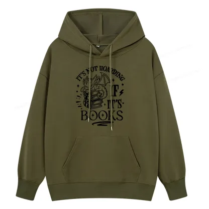 Pagewings It's Not Hoarding If It's Books Unisex Classic Hoodie