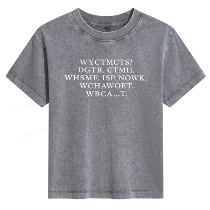 Pagewings Romance Book Women's Washed T-shirt