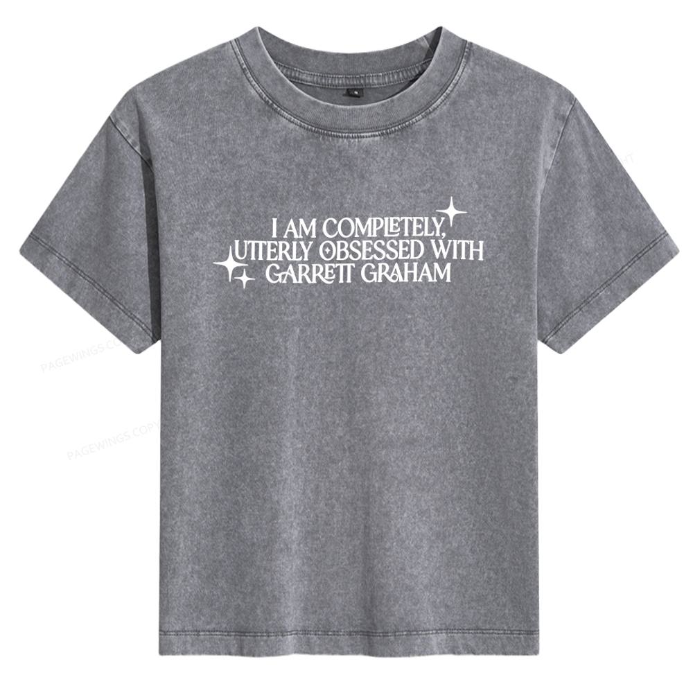 Pagewings Hockey Romace Women's Washed T-shirt