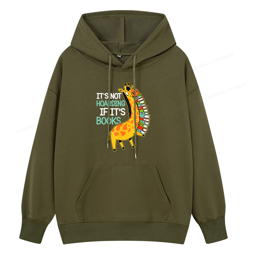 Pagewings It's Not Hoarding If It's Books Unisex Classic Hoodie