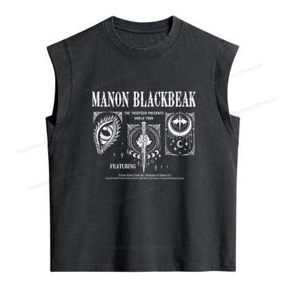 Pagewings Fantasy Book Lover Women's Washed Tank Top