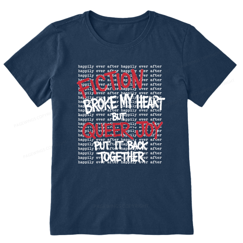 Pagewings Fiction Broke My Heart Unisex Classic T-shirt
