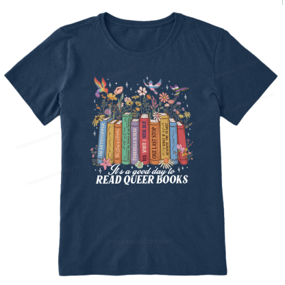 Pagewings Read Queer Books Unisex Classic T-shirt