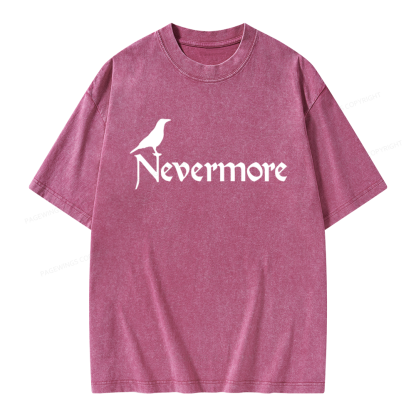 Pagewings Nevermore Unisex Washed T-shirt