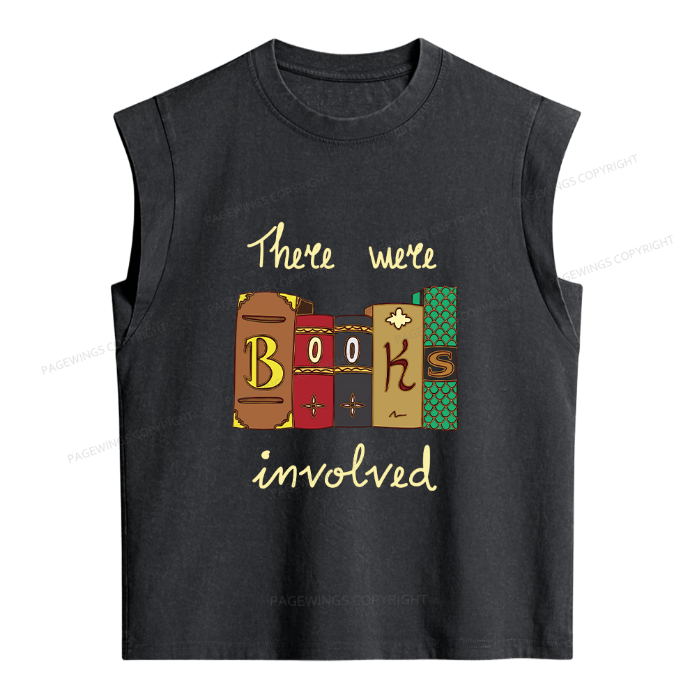 Pagewings Books Involved Women's Washed Tank Top