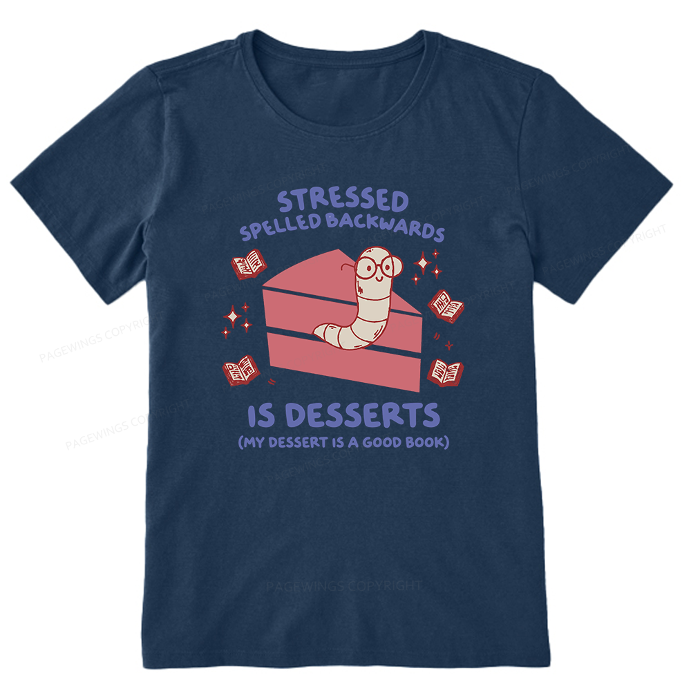 Pagewings My Dessert Is A Good Book Unisex Classic T-shirt