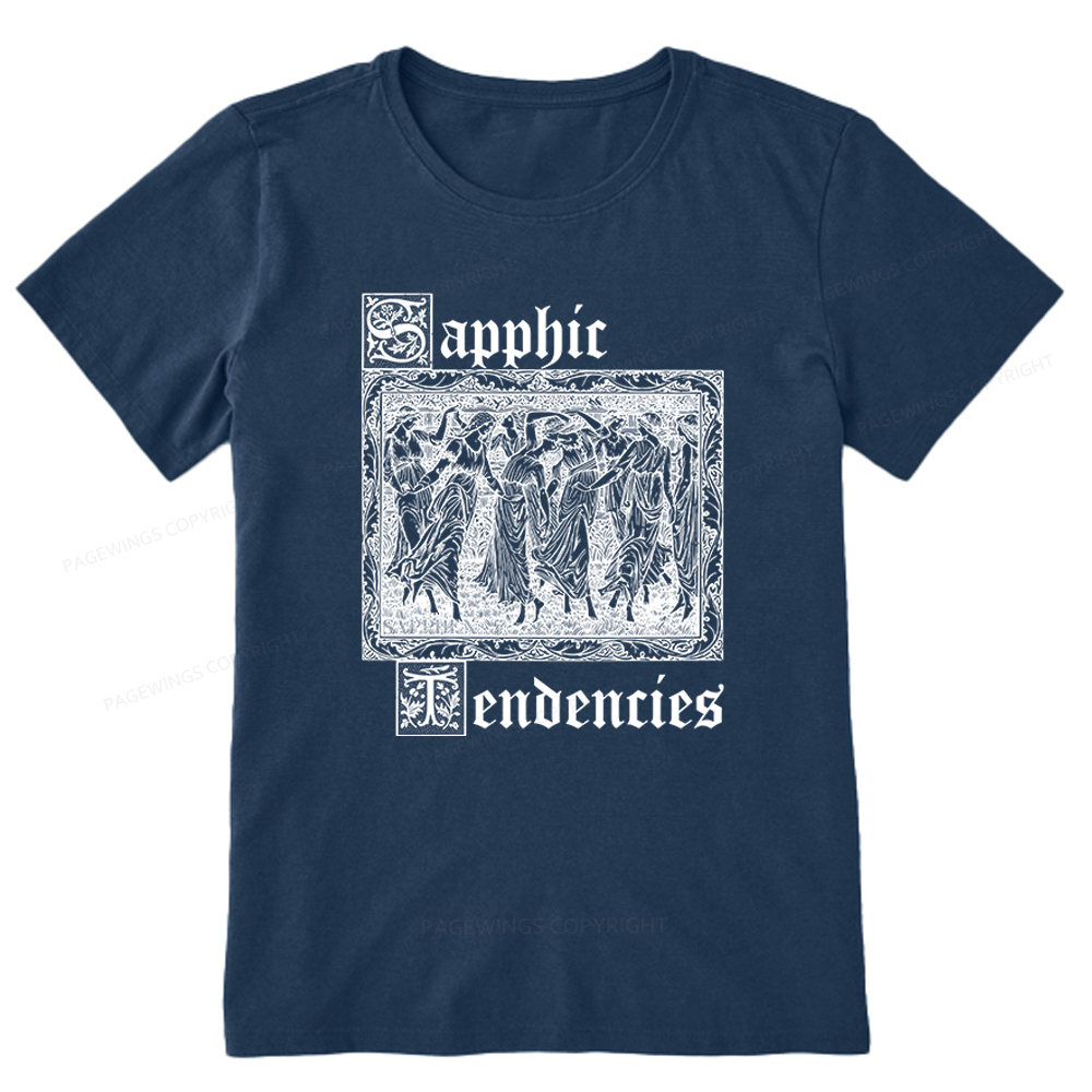 Pagewings Sapphic Tendencies Unisex Classic T-shirt