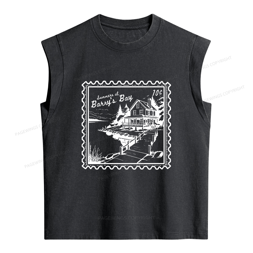 Pagewings Every Summer  Women's Washed Tank Top