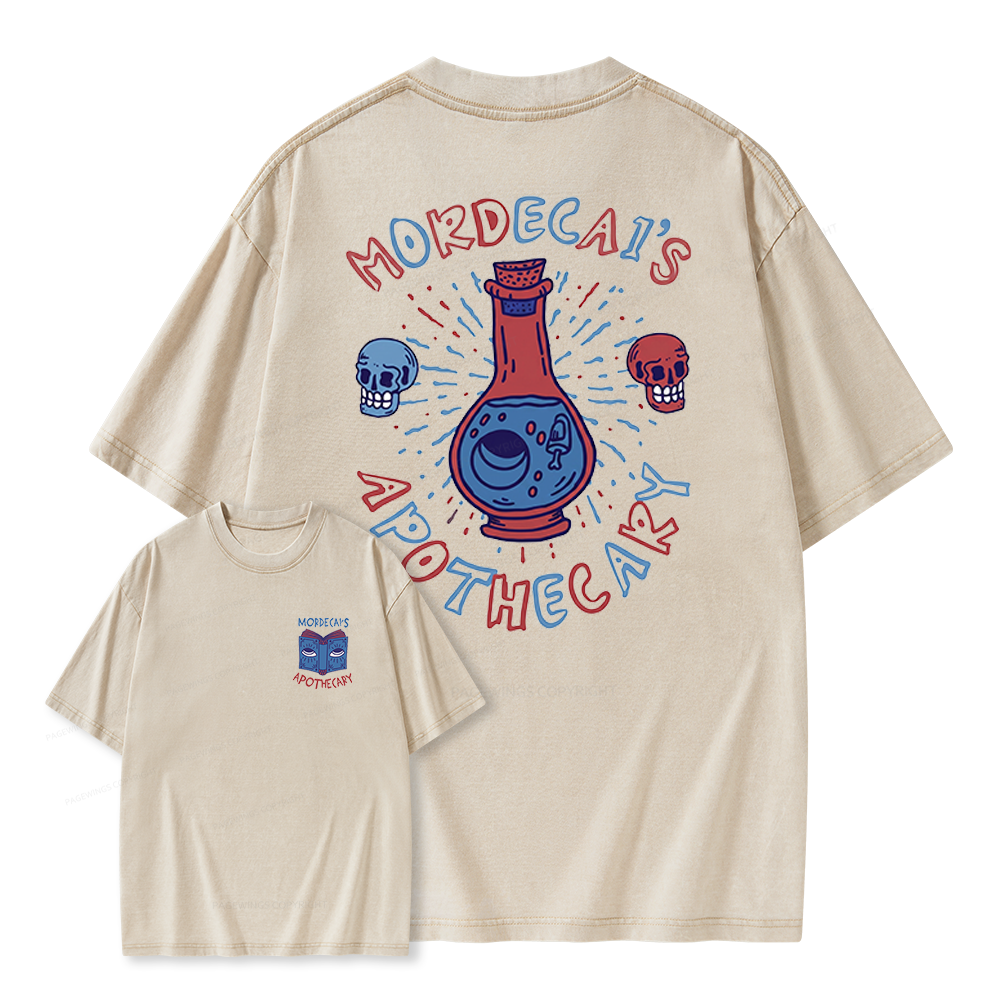 Pagewings Apothecary Unisex Washed T-shirt