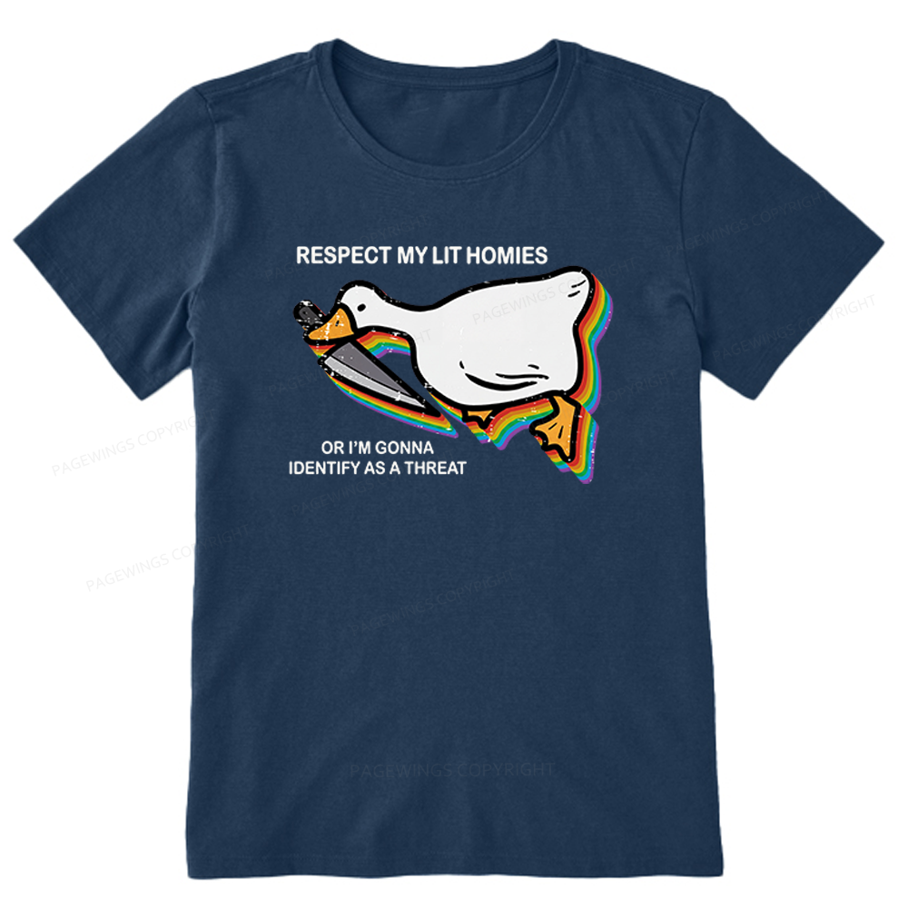 Pagewings Respect My Lit Homies Unisex Classic T-shirt