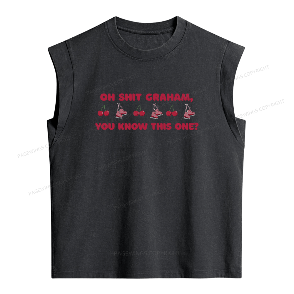 Pagewings Hockey Romance Women's Washed Tank Top