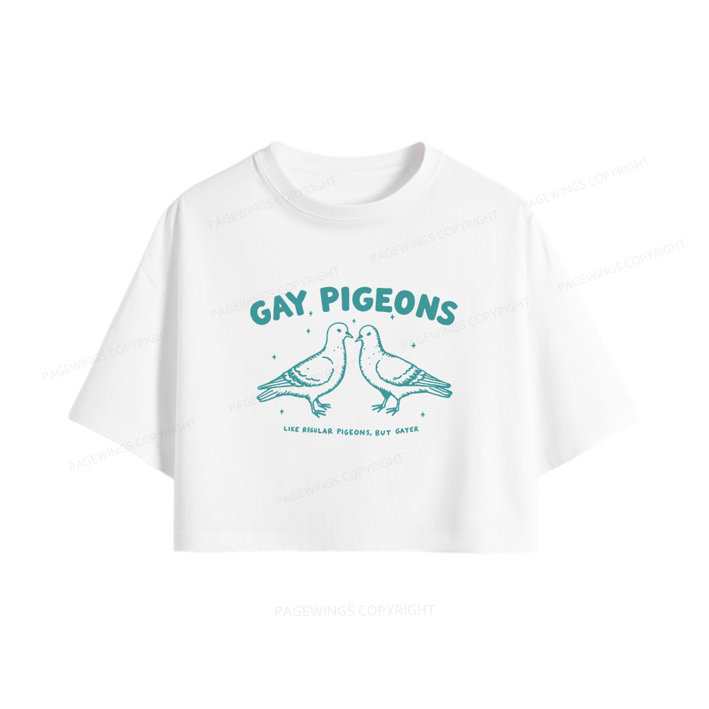 Pagewings Girls Will Be Girls Women Crop Tops