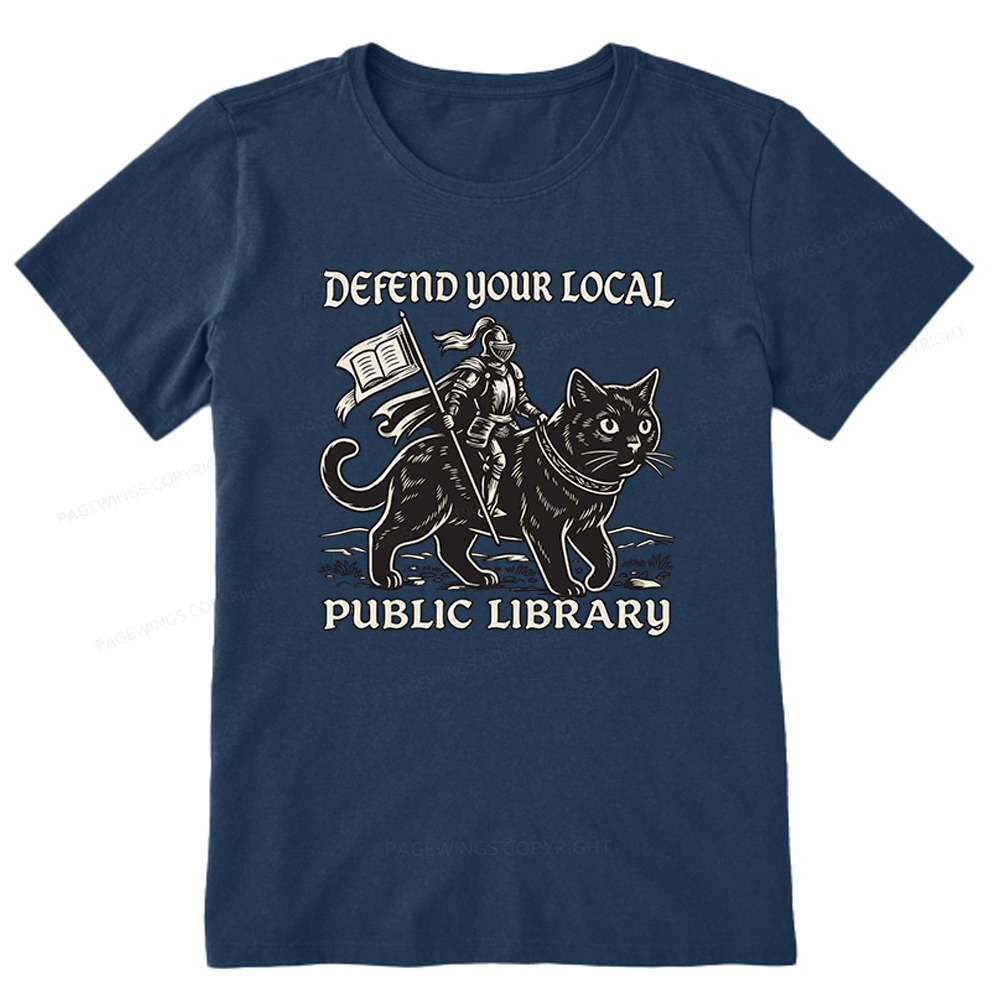 Pagewings Defend Your Local Public Library Unisex Classic T-shirt