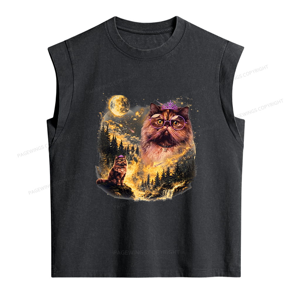 Pagewings Princess Donut Women's Washed Tank Top
