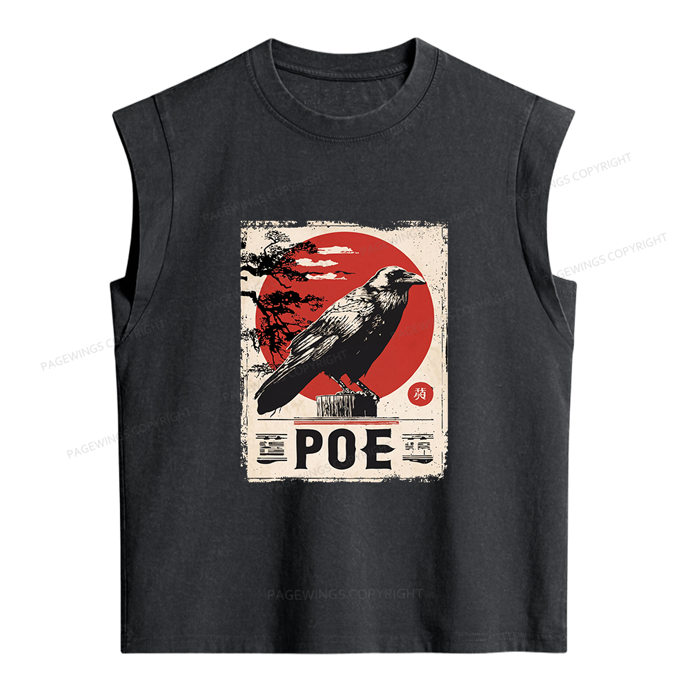 Pagewings Raven Women's Washed Tank Top