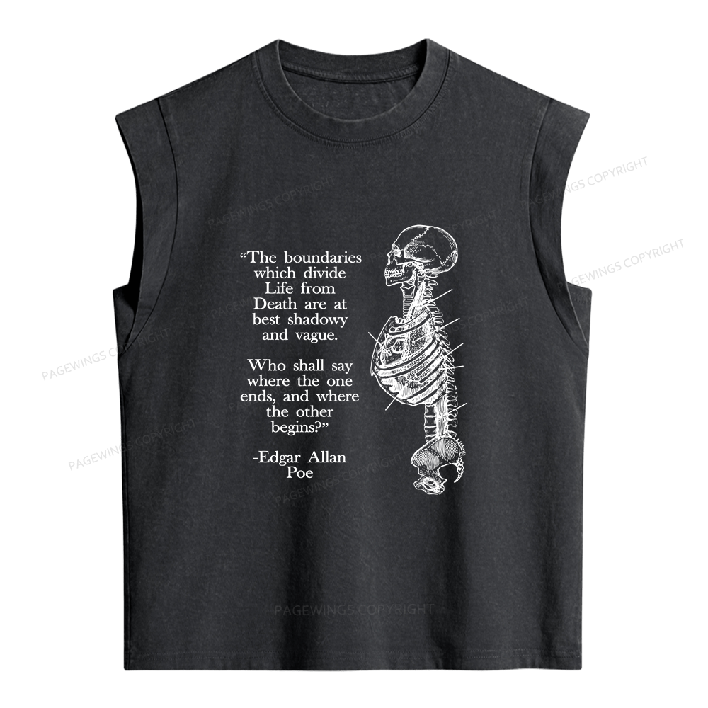 Pagewings Burial Women's Washed Tank Top