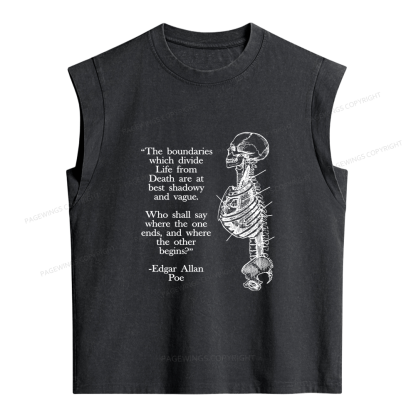 Pagewings Burial Women's Washed Tank Top