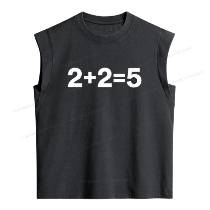 Pagewings Orwell Math Women's Washed Tank Top
