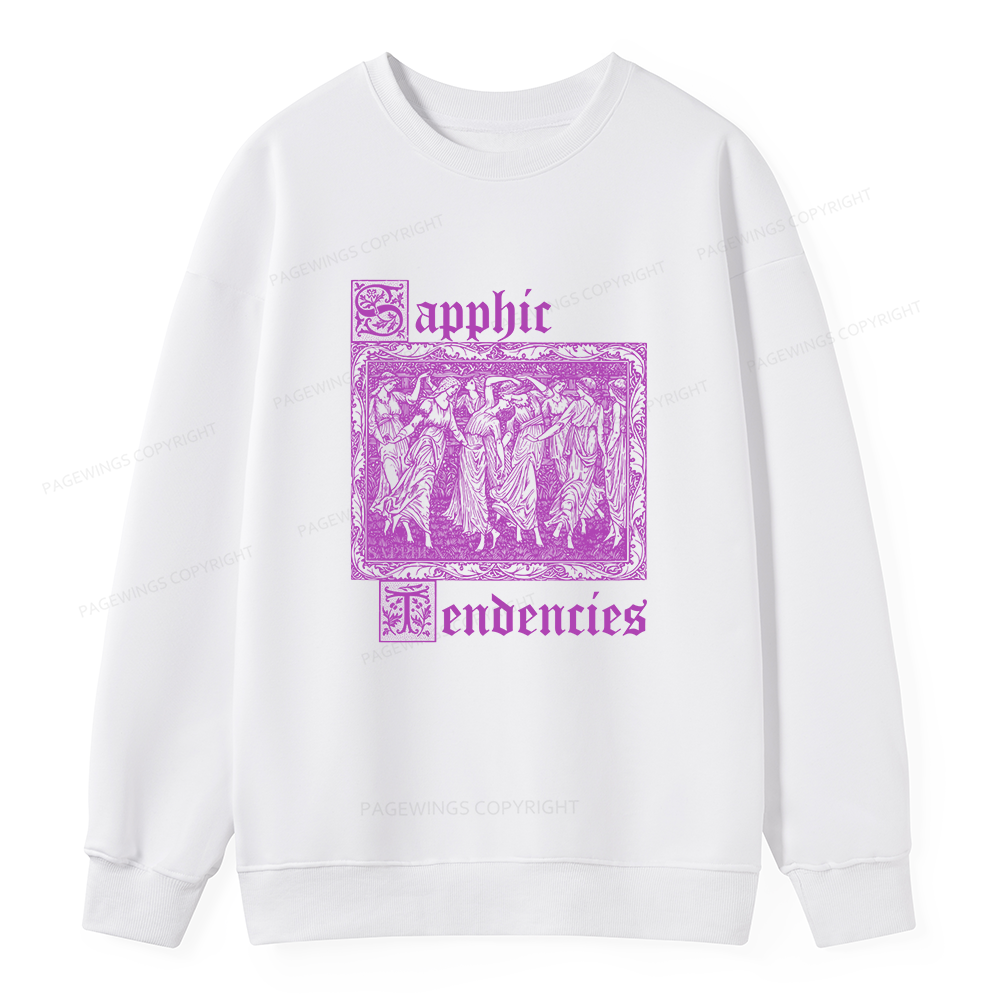 Pagewings Sapphic Tendencies Unisex Classic Sweatshirt