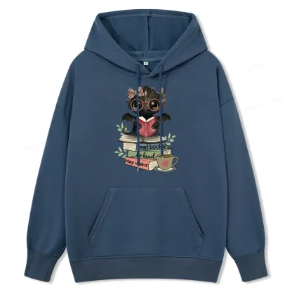 Pagewings Cute Dragon Read Books Be Kind Stay Weird Unisex Classic Hoodie