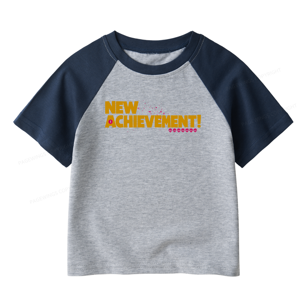 Pagewings New Achievement Kids Raglan T-shirt 