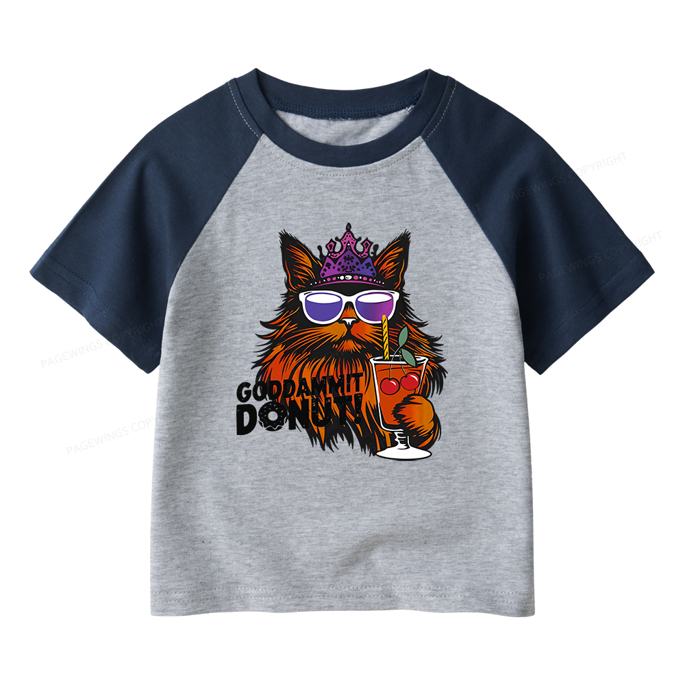 Pagewings Read Sci-Fi Book Kids Raglan T-shirt 