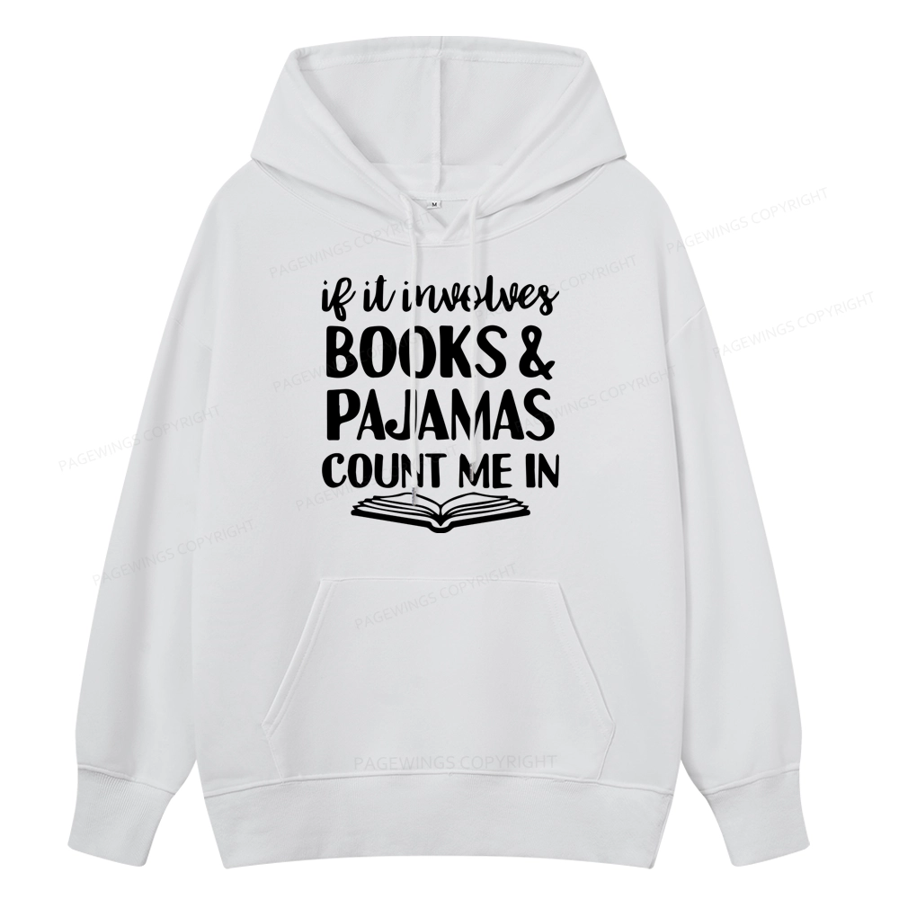 Pagewings Books And Pajamas Unisex Classic Hoodie