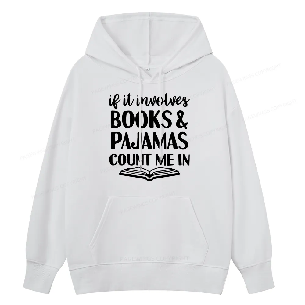 Pagewings Books And Pajamas Unisex Classic Hoodie