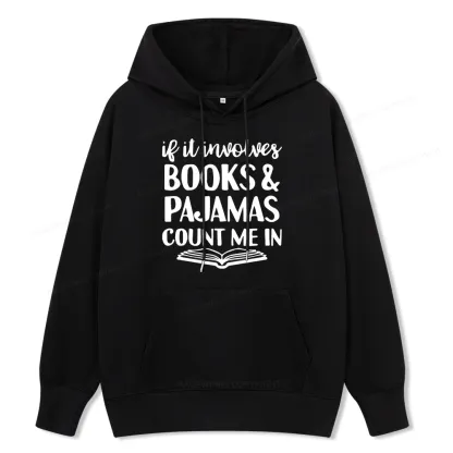 Pagewings Books And Pajamas Unisex Classic Hoodie