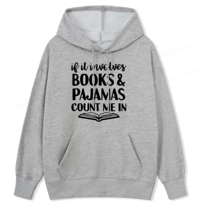 Pagewings Books And Pajamas Unisex Classic Hoodie