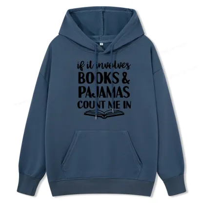 Pagewings Books And Pajamas Unisex Classic Hoodie