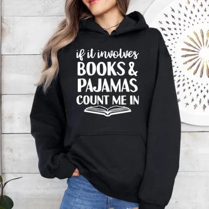 Pagewings Books And Pajamas Unisex Classic Hoodie