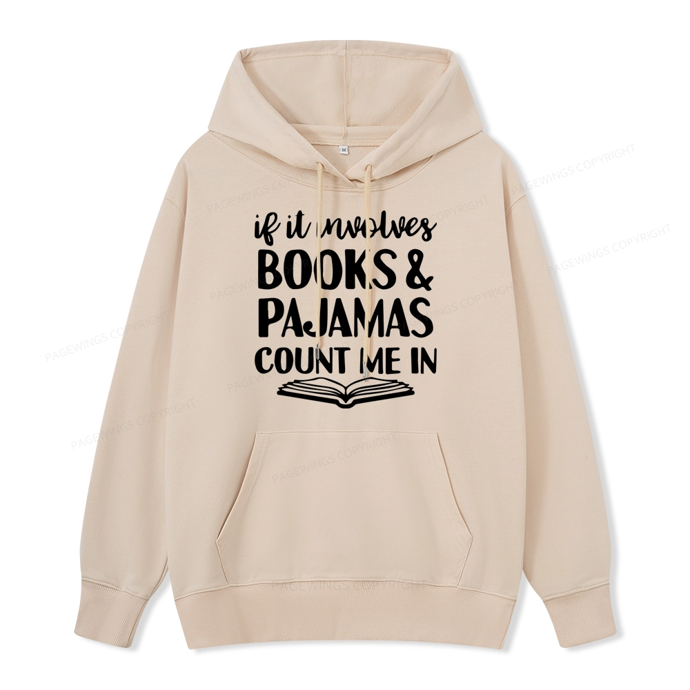 Pagewings Books And Pajamas Unisex Classic Hoodie