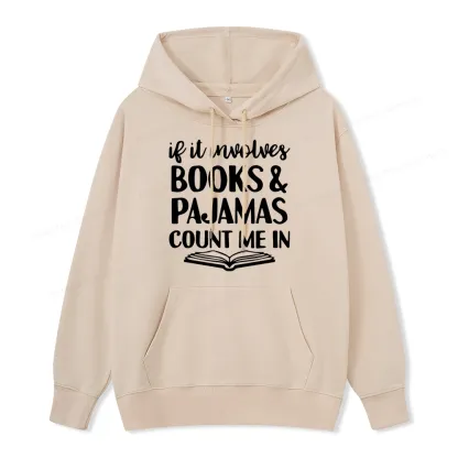 Pagewings Books And Pajamas Unisex Classic Hoodie