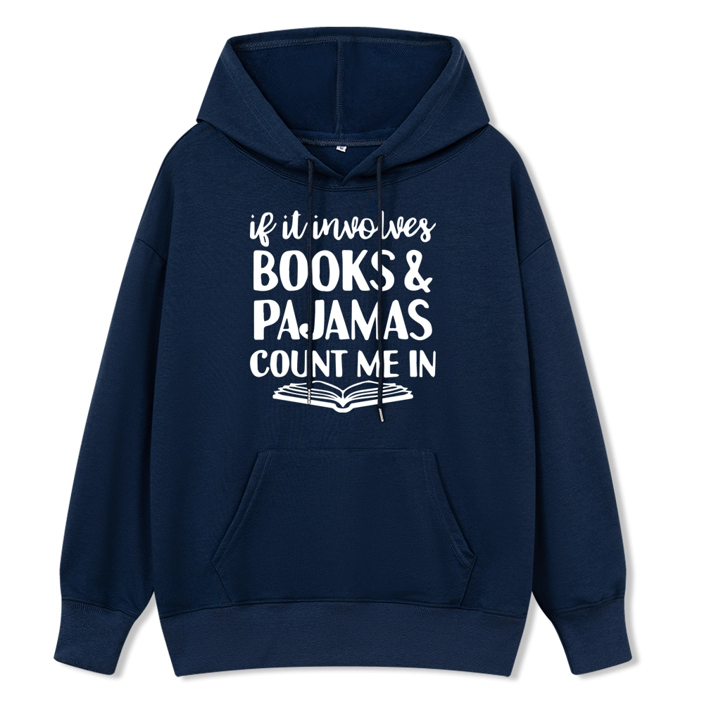 Pagewings Books And Pajamas Unisex Classic Hoodie