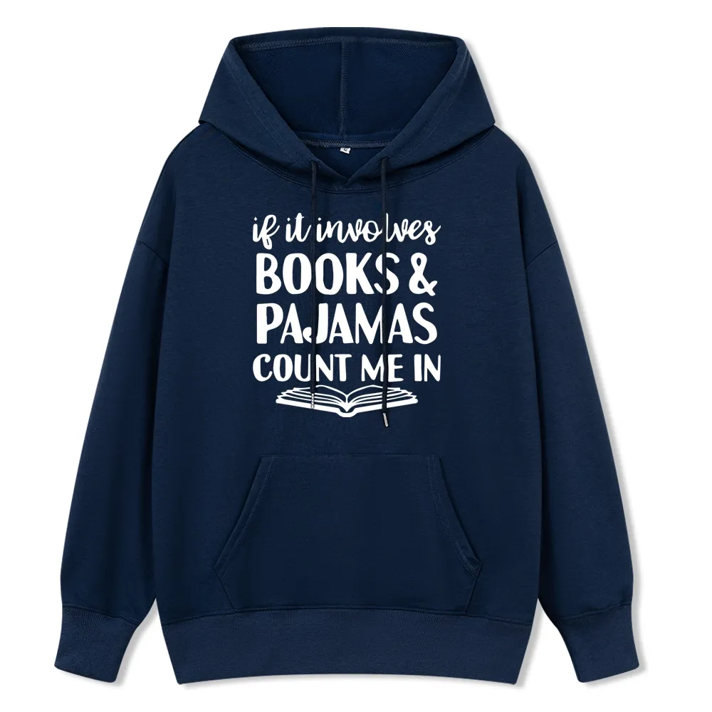 Pagewings Books And Pajamas Unisex Classic Hoodie