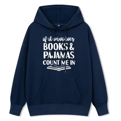 Pagewings Books And Pajamas Unisex Classic Hoodie