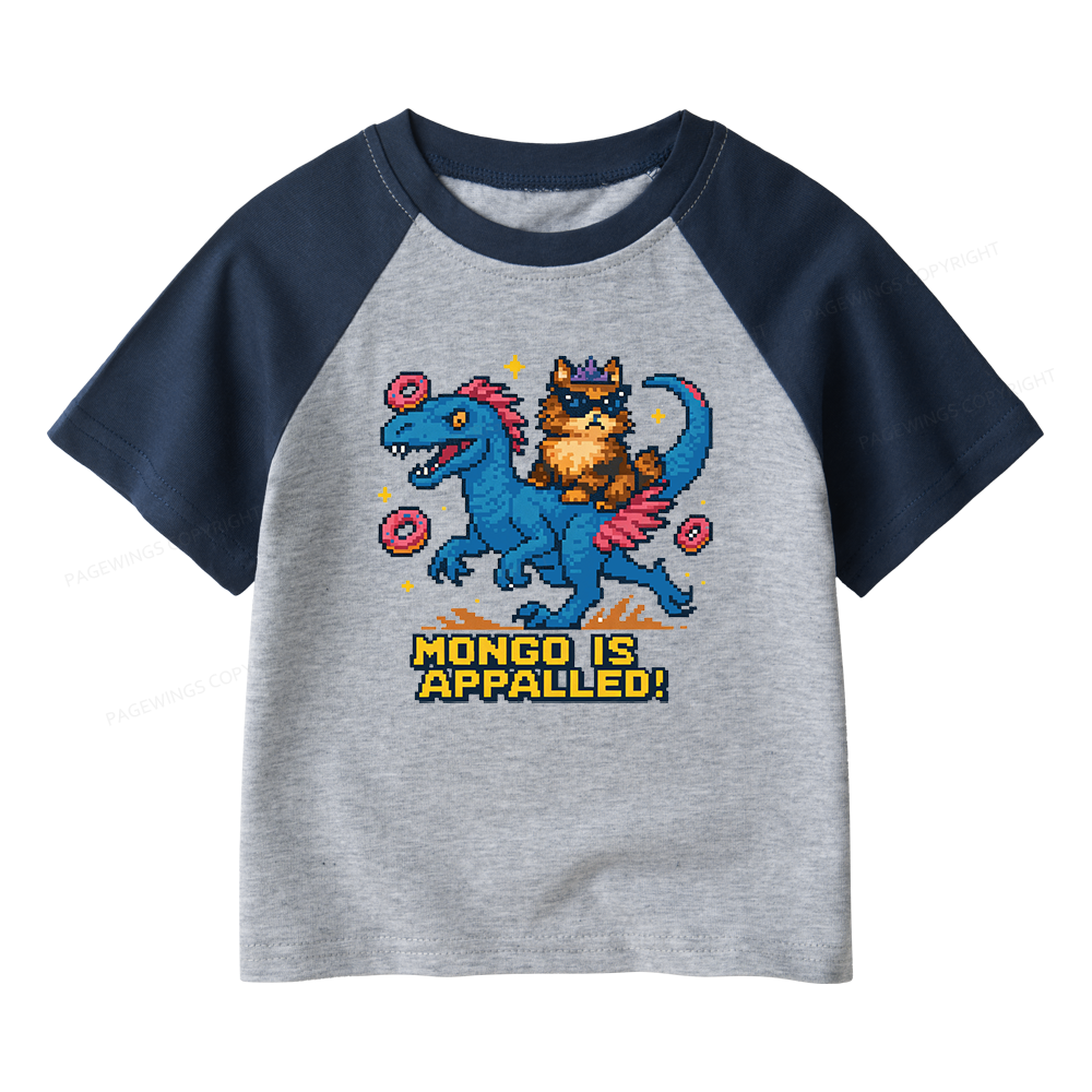 Pagewings Sci-Fi Book Lover Kids Raglan T-shirt 