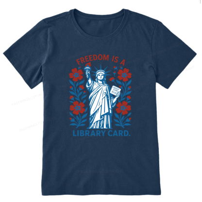Pagewings Liberty is a Library Card Unisex Classic T-shirt