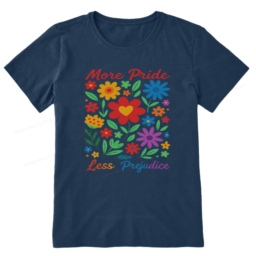 Pagewings More Pride Less Prejudice Unisex Classic T-shirt