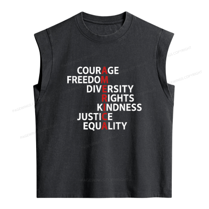 Pagewings Freedom Women's Washed Tank Top