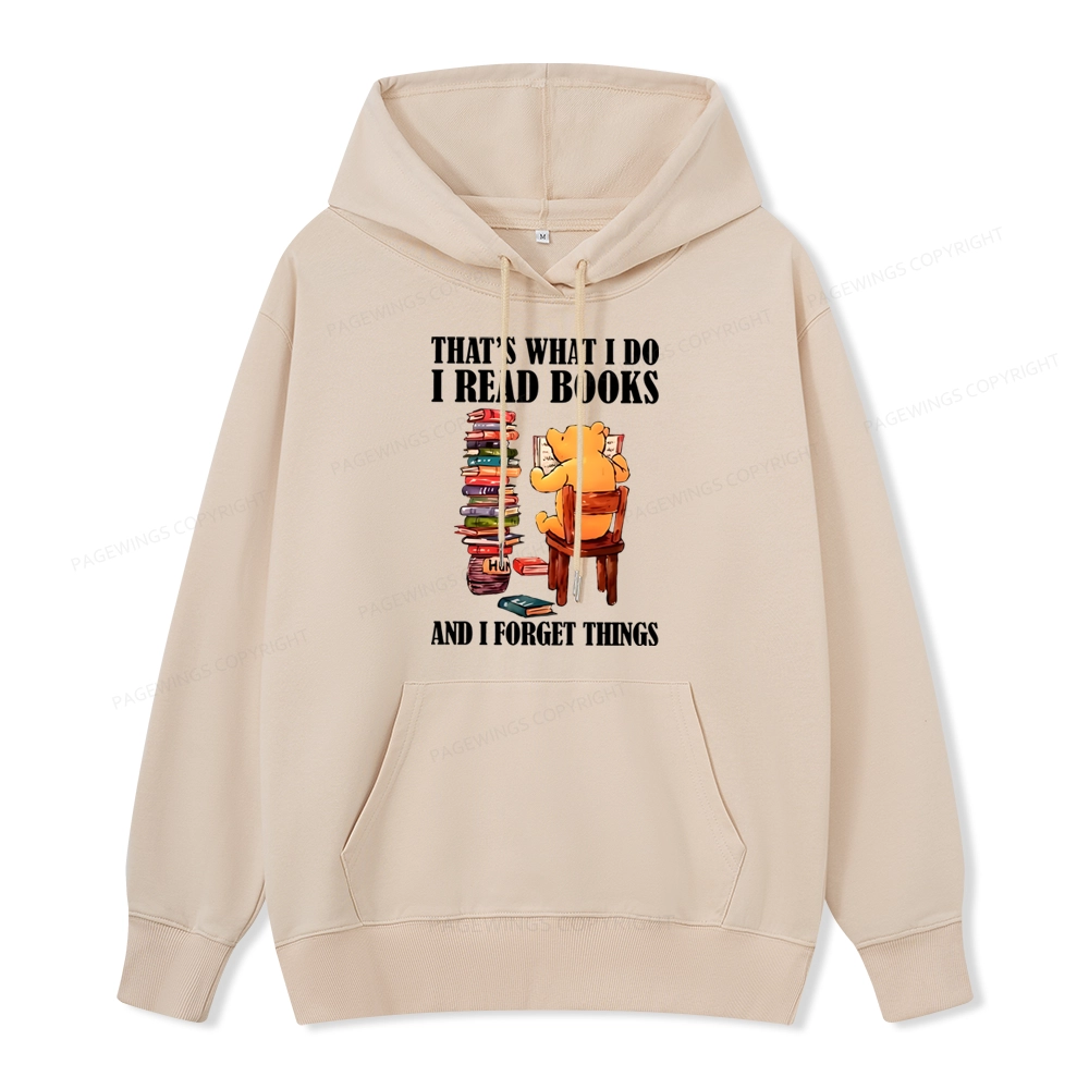 Pagewings That's What I Do I Read Books Unisex Classic Hoodie