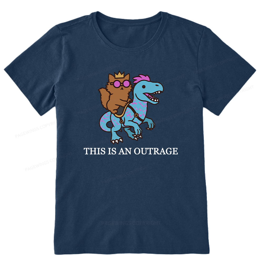 Pagewings This Is An Outrage Unisex Classic T-shirt