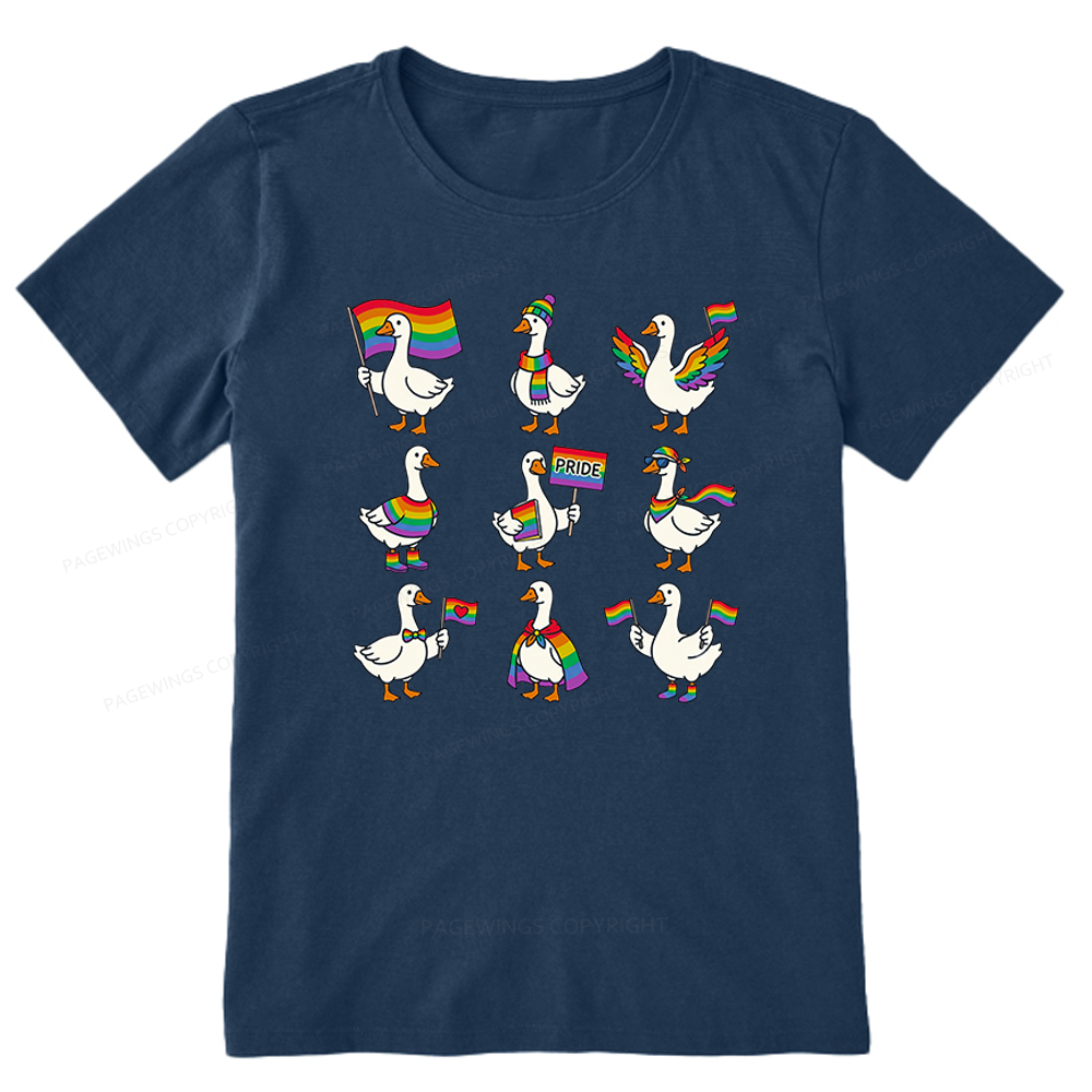 Pagewings Funny LGBTQ Goose Unisex Classic T-shirt