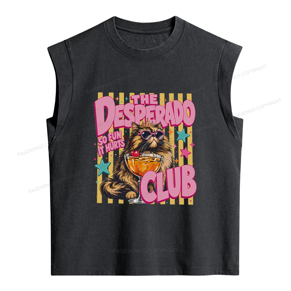 Pagewings Desperado Club Women's Washed Tank Top