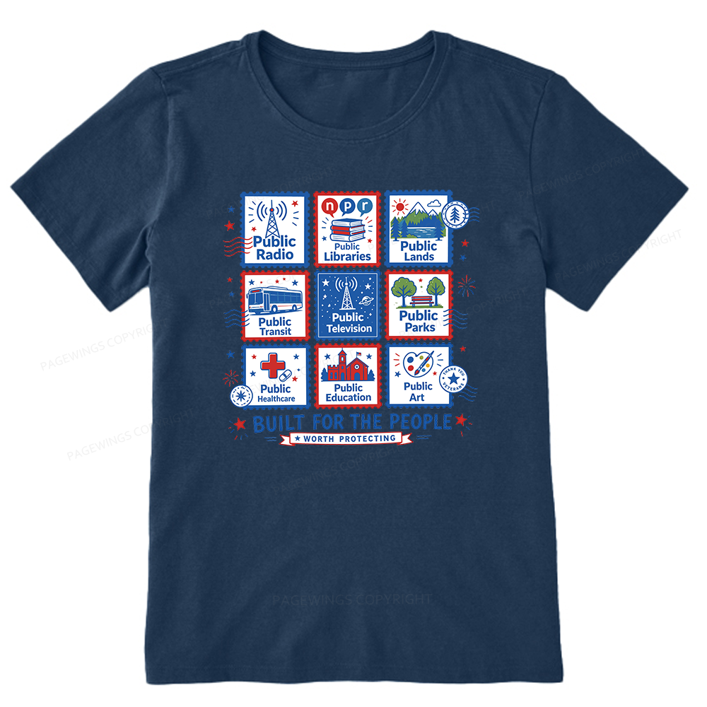 Pagewings Public Libraries Unisex Classic T-shirt